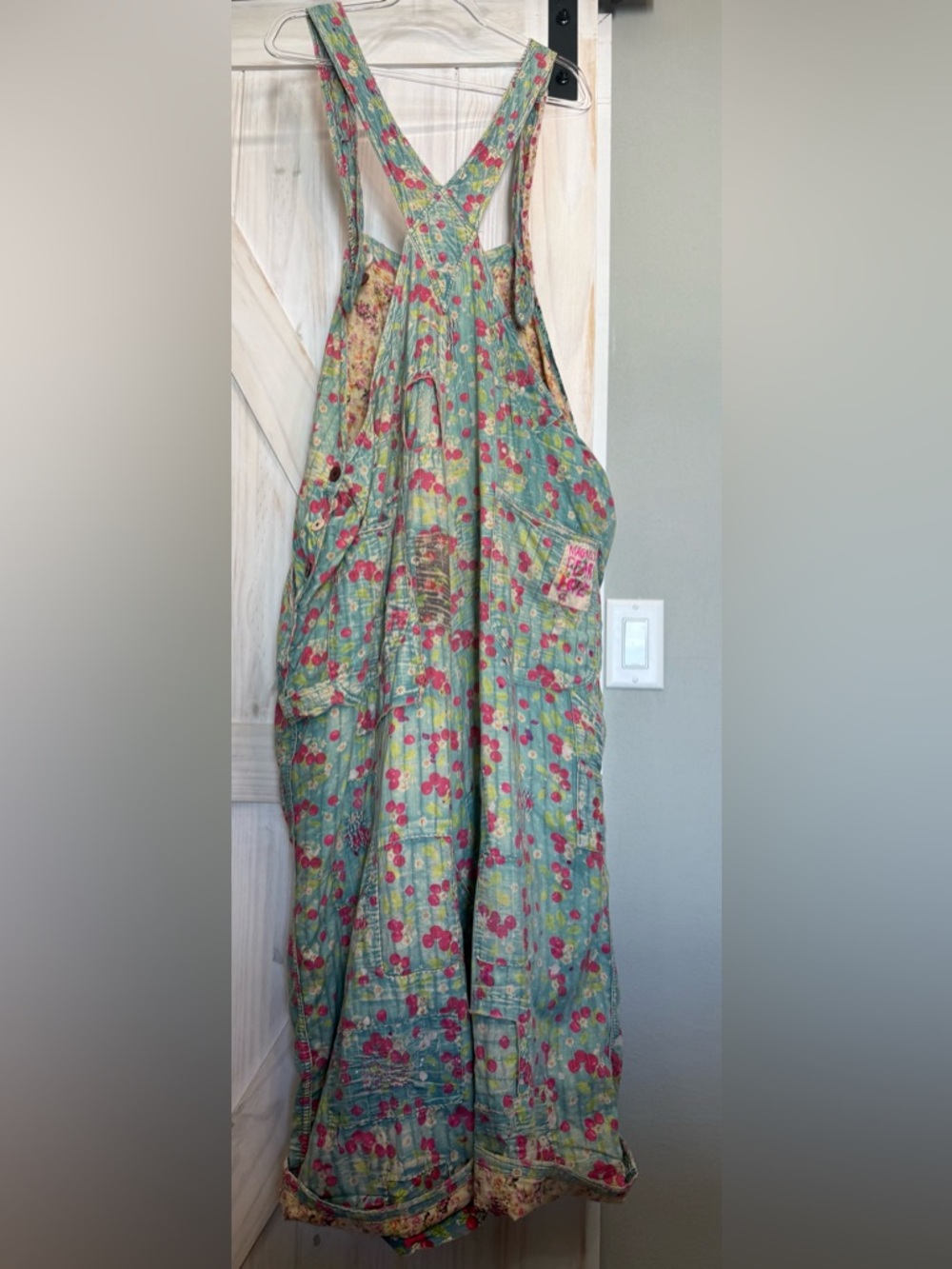 MAGNOLIA PEARL LOVE RARE CHERRY BLOSSOM OVERALLS OS - Picture 7 of 16